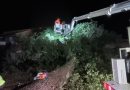 03.09.2025: Unwetter beschert 5 Einsätze – Baum auf Gebäude, Feuerwehr muss eingeschlossene Person befreien