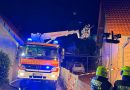 14.05.2026: Carportbrand beschädigt 2 Wohnhäuser