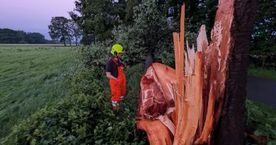 29.06.2026: Brandeinsatz, Verkehrsunfall und Unwetter beschert einsatzreichen Tag