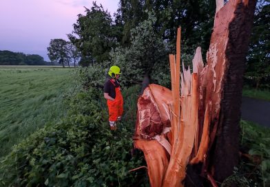 29.06.2026: Brandeinsatz, Verkehrsunfall und Unwetter beschert einsatzreichen Tag