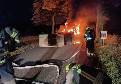 25.06.2026: Teleskoplader in Vollbrand