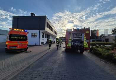 28.07.2026: Übung beim Unternehmen TRAPO in Hochmoor